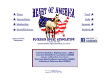 Tablet Screenshot of heartofamericabuckskin.com